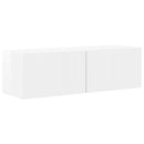 TV-skab 8 pcs Høj gloss hvid