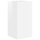 TV-skab 8 pcs Høj gloss hvid