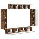 TV-skab 8 pcs Røget eg