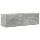 TV-møbelsæt 4 pcs Beton Grå Konstrueret træ