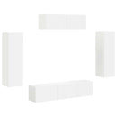 TV-skab 5 stk. Hvid