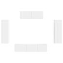 TV-skab 5 stk. Hvid