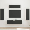 TV-skab 5 stk. Sort
