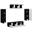 TV-skab 5 stk. Sort