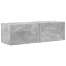 TV-skab 5 pcs Beton Grå