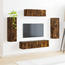 TV-skab 5 pcs Røget eg