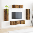 TV-skab 5 pcs Gammelt træ