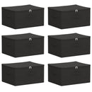 Opbevaringskasse 6 pcs Antracit 43 x 34 x 23 cm Ikke-vævet stof