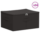 Opbevaringskasse 24 pcs Antracit 43 x 34 x 23 cm