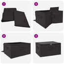 Opbevaringskasse 6 pcs Antracit 60 x 43 x 35 cm Ikke-vævet stof