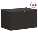 Opbevaringskasse 24 pcs Antracit 60 x 43 x 35 cm