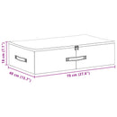 Opbevaringskasse 6 pcs Antracit 70 x 40 x 18 cm Ikke-vævet stof