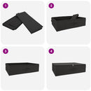 Opbevaringskasse 24 pcs Antracit 70 x 40 x 18 cm