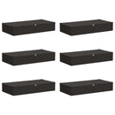Opbevaringskasse 6 pcs Antracit 100 x 50 x 18 cm