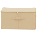Opbevaringskasse 24 pcs Cremefarvet 43 x 34 x 23 cm