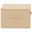 Opbevaringskasse 24 pcs Cremefarvet 50 x 30 x 25 cm