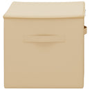 Opbevaringskasse 6 pcs Cremefarvet 60 x 43 x 35 cm