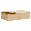 Opbevaringskasse 24 pcs Cremefarvet 70 x 40 x 18 cm