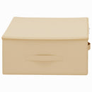 Opbevaringskasse 24 pcs Cremefarvet 70 x 40 x 18 cm