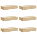 Opbevaringskasse 6 pcs Cremefarvet 100 x 50 x 18 cm