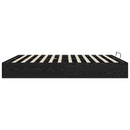 Ottoman Sengestel Sort Eg 203 x 180 x 25 cm Konstrueret træ