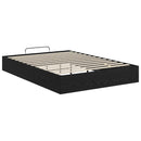 Ottoman Sengestel Sort Eg 203 x 120 x 25 cm Konstrueret træ