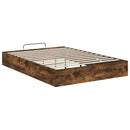 Ottoman Sengestel Røget Eg 193 x 120 x 25 cm Konstrueret træ