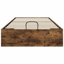 Ottoman Sengestel Røget Eg 193 x 90 x 25 cm Konstrueret træ