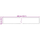 Tæppe Runner MARSA Creme 50 x 300 cm Polyester og PVC