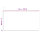 Tæppe Runner MARSA Beige 80 x 150 cm Polyester og PVC