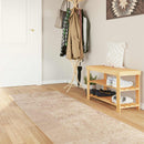 Tæppe Runner MARSA Beige 80 x 400 cm Polyester og PVC