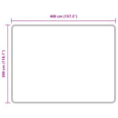 Tæppe Runner MARSA Beige 300 x 400 cm Polyester og PVC