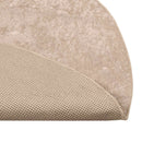 Tæppe Runner MARSA Beige 120 x 120 cm Polyester og PVC