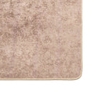 Tæppe Runner MARSA Sandfarvet 100 x 300 cm Polyester og PVC