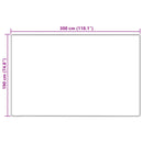 Tæppe Runner MARSA Sandfarvet 190 x 300 cm Polyester og PVC