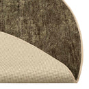 Tæppe Runner MARSA Skovgrøn 120 x 120 cm Polyester og PVC