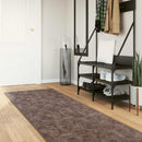 Tæppe Runner MARSA Grå 80 x 450 cm Polyester og PVC
