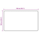 Tæppe Runner MARSA Gul 100 x 150 cm Polyester og PVC