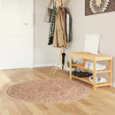 Tæppe Runner MARSA Gul 120 x 120 cm Polyester og PVC