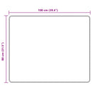 Tæppe Runner MARSA Flerfarvet 80 x 100 cm Polyester og PVC