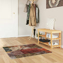 Tæppe Runner MARSA Flerfarvet 100 x 100 cm Polyester og PVC