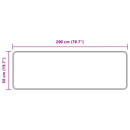 Tæppe Runner MARSA Flerfarvet 50 x 200 cm Polyester og PVC