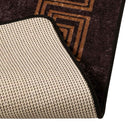 Tæppe Runner MARSA Sort 50 x 150 cm Polyester og PVC