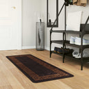 Tæppe Runner MARSA Sort 50 x 150 cm Polyester og PVC