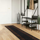 Tæppe Runner MARSA Sort 50 x 450 cm Polyester og PVC