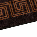 Tæppe Runner MARSA Sort 80 x 200 cm Polyester og PVC