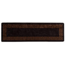 Tæppe Runner MARSA Sort 80 x 250 cm Polyester og PVC