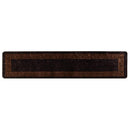 Tæppe Runner MARSA Sort 80 x 400 cm Polyester og PVC