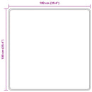 Tæppe Runner MARSA Sort 100 x 100 cm Polyester og PVC