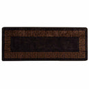 Tæppe Runner MARSA Sort 100 x 250 cm Polyester og PVC